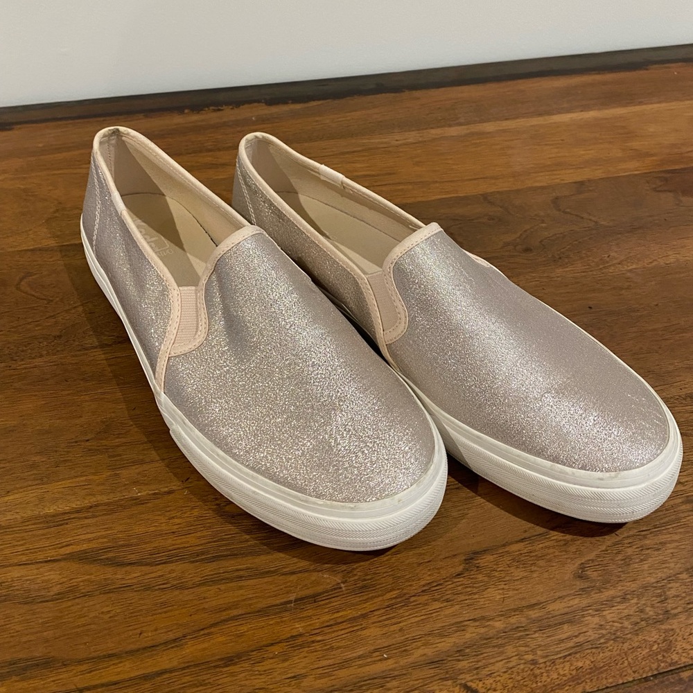 Keds Sparkly Pink Loafers, Women’s Size 11